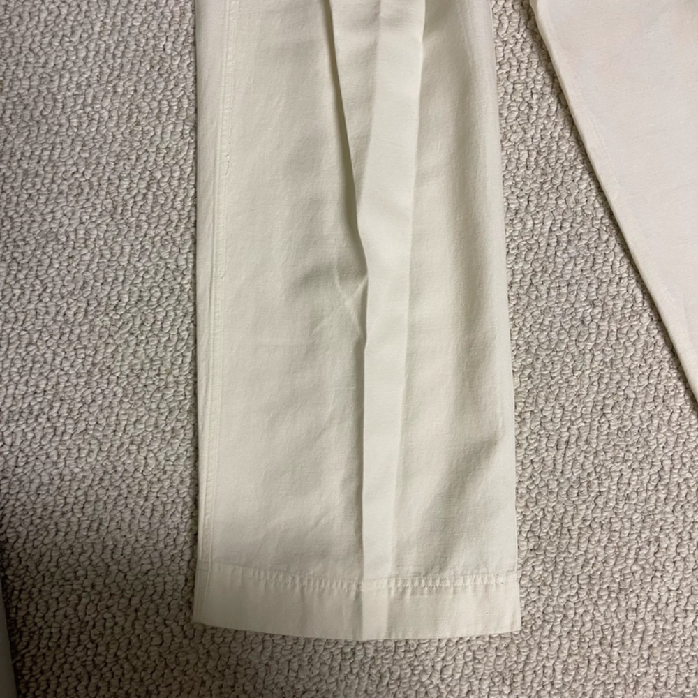 Apiece Apart New York White Linen Pants - Size XL - Picture 3 of 11